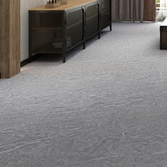 Retro Gray Cement Grain Crack Floor Sticker Anti Slip Waterproof
