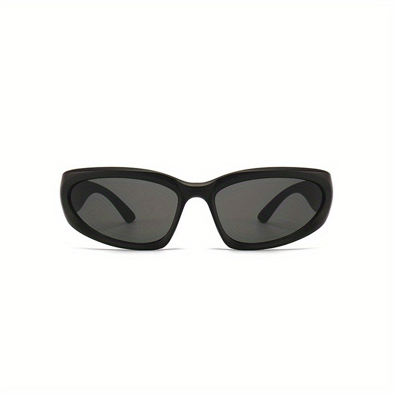 Y2K Mirror Lens Sunglasses Wrap Around Outdoor Glasses UV400