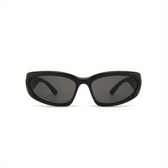 Y2K Mirror Lens Sunglasses Wrap Around Outdoor Glasses UV400