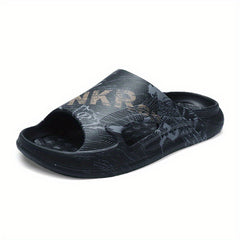 Men's Lightweight Non Slip Slides Open Toe Shoes