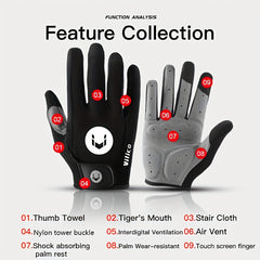 Breathable Non-slip Touch Screen Gloves for Outdoor Activities