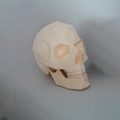 3D Skeleton Head Paper Model Medical Office Decoration