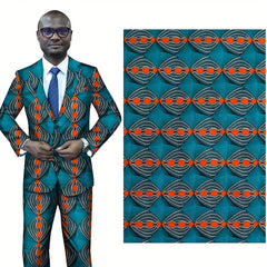 African Geometric Pattern Fabric - DIY Sewing Craft - Home Decor