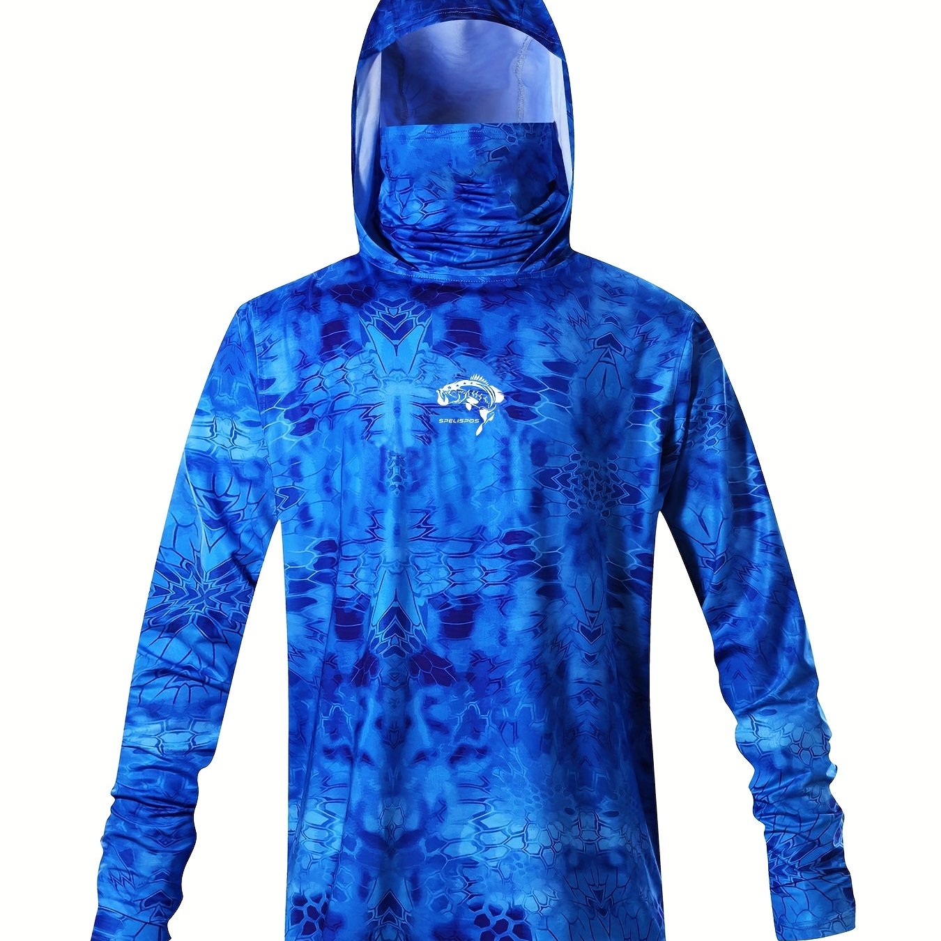 Men's Sun Protection Hoodie Quick Dry Top for Outdoor Fishing