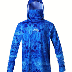 Men's Sun Protection Hoodie Quick Dry Top for Outdoor Fishing