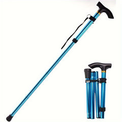 Adjustable Folding Hiking Trekking Pole Lightweight Aluminum Alloy Stick