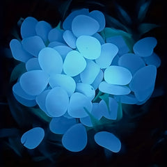 200pcs Small Luminous Pebbles for Garden Fish Tank Aquarium Decor