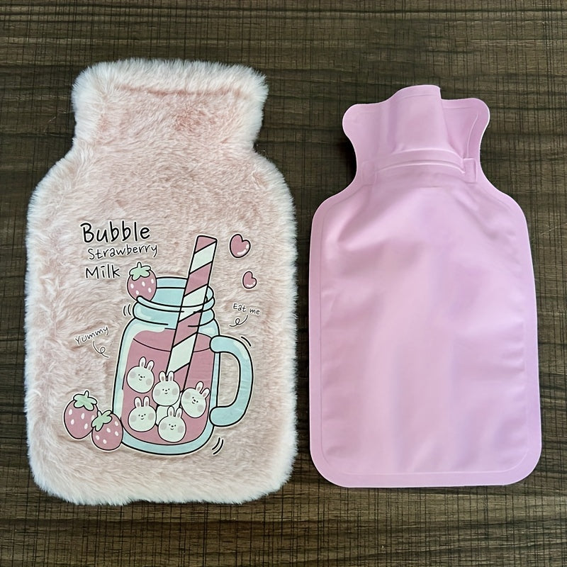Water Injection Plush Warm Hot Water Bag