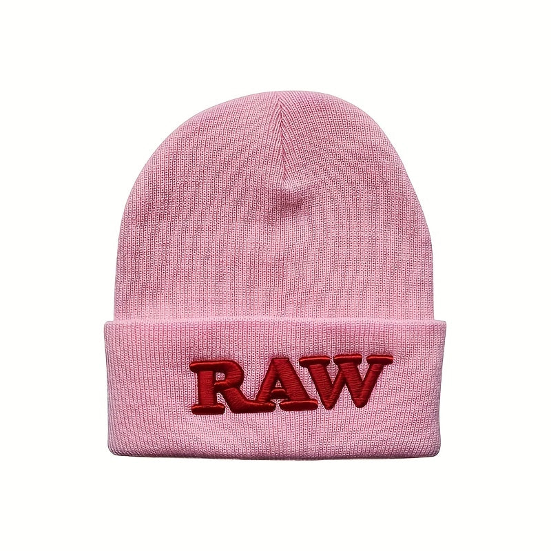 Letter Embroidery Knit Hat Hip Hop Beanie for Men and Women
