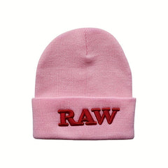 Letter Embroidery Knit Hat Hip Hop Beanie for Men and Women