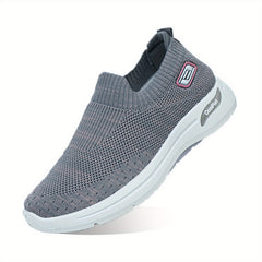 Women's Knitted Sock Sneakers Breathable Slip On Loafer Shoes