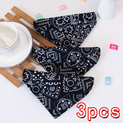 Floral Print Bandana for Small Pets Under 15lbs