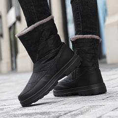 Men's Camo Thermal Snow Boots Anti Skid Short Boots