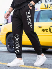 Men's Drawstring Sweatpants Loose Fit Casual Joggers