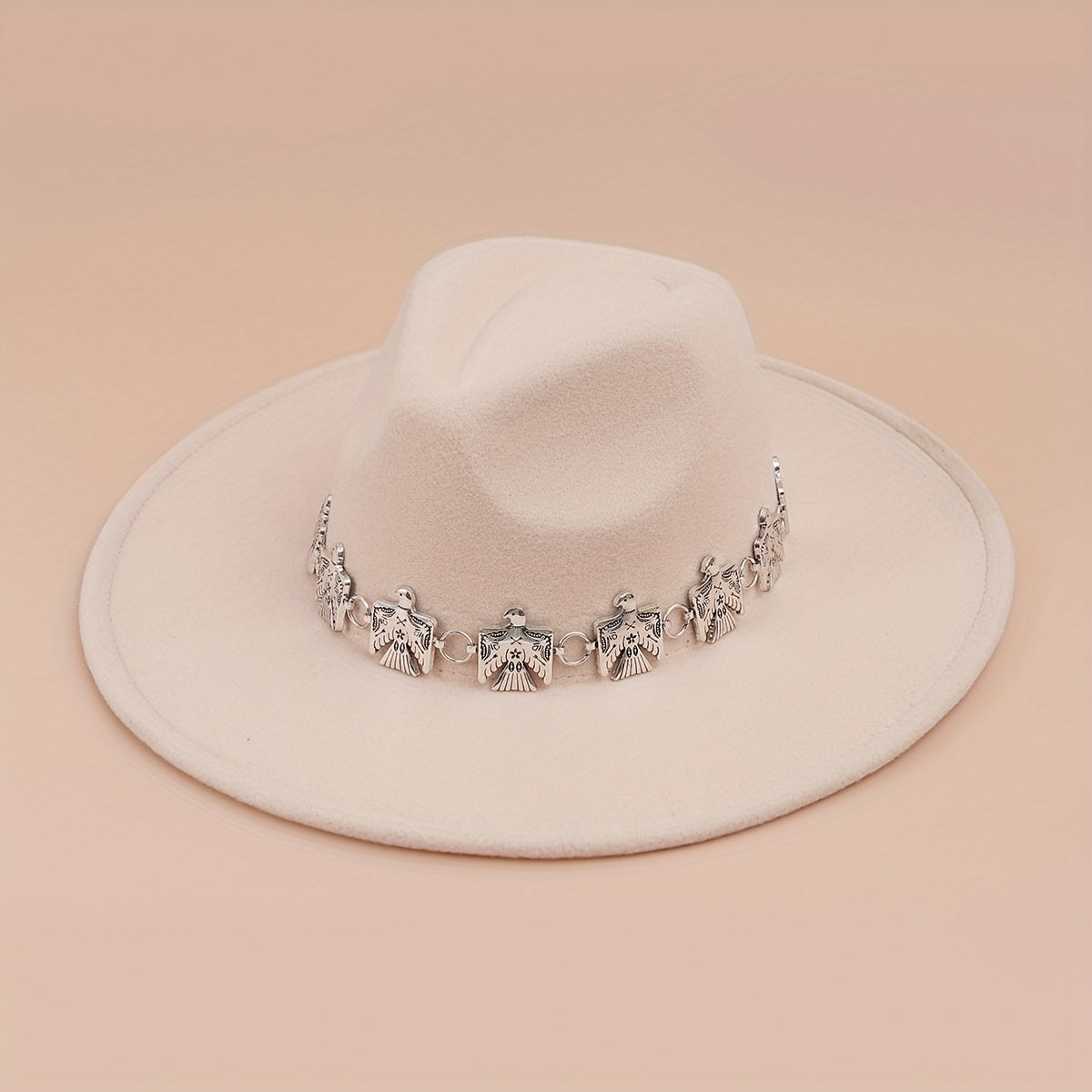 Boho Hatbands Cowboy Hat British Style Jazz Fedora Hats Men Women