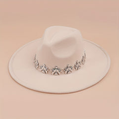 Boho Hatbands Cowboy Hat British Style Jazz Fedora Hats Men Women