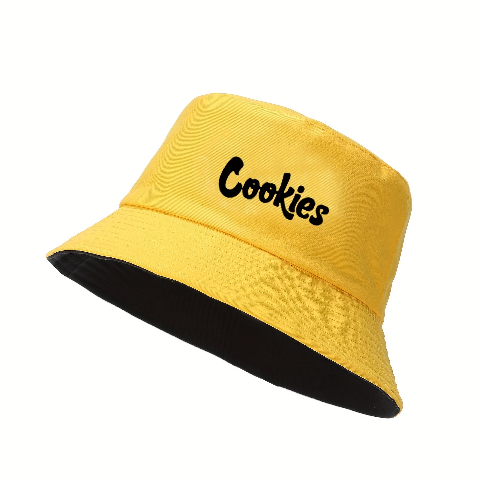 COOKIES Letter Unisex Bucket Hat Fisherman Hat Sun Hat