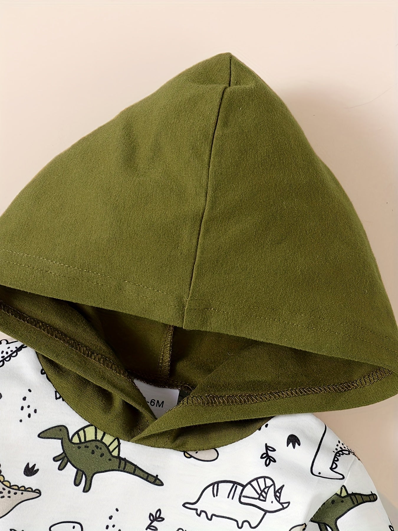 Baby Boy's Dino Hoodie Sweatshirt & Pants Set