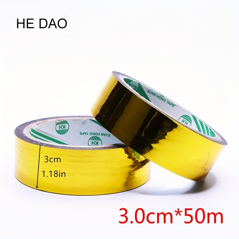 50m Foil Washi Tapes Laser Colors Glitter Slim Adhesive Masking Tapes