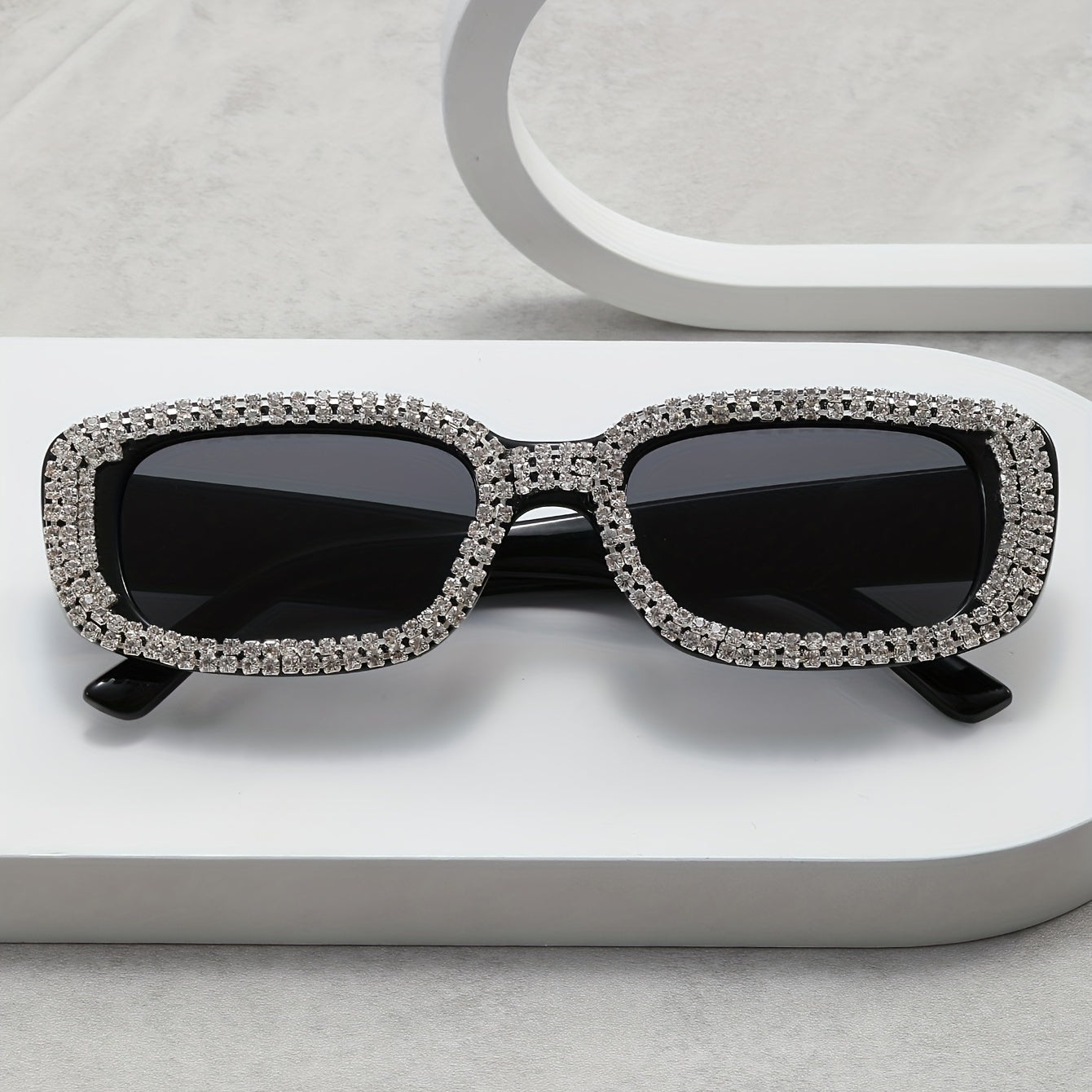 Men's Artificial Diamond Sunglasses Hip-hop Punk Style