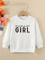 Girls' ''Mama's Girl'' Graphic Sweatshirt
