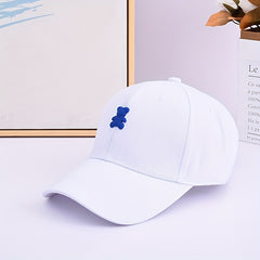 Bear Leather Label Baseball Cap Sun Hat For Men Women Youth