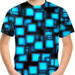 Kid's Graphic T shirt Active Short Sleeve Tee
