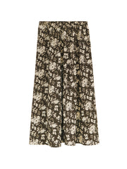 High Waist Floral Print Midi Skirt Y2K Summer Women's Clothing
