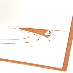 Unique Motorcycle 3D Pop Up Card for Dad Men Students