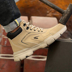 Fleece Steel Toe Work Safety Boots Winter Non Slip