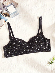 Floral Push Up Bra Full Coverage Lingerie