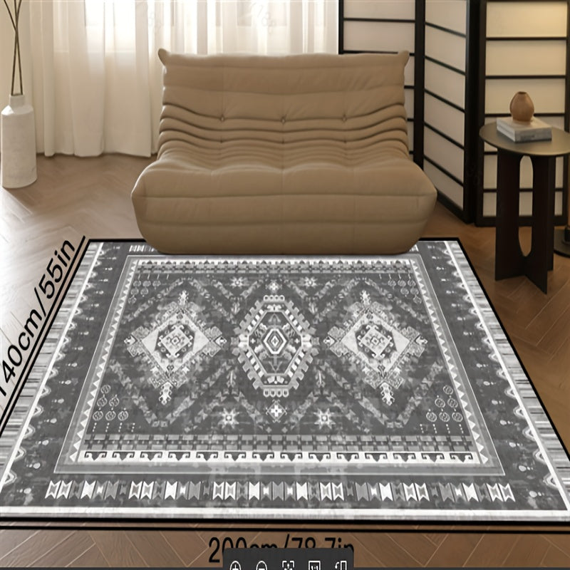 Loop Velvet Carpet Printed Carpet Machine Washable Heavy Duty High Carpet