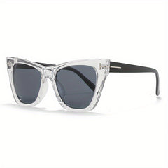 Vintage Cat Eye Sunglasses Large Frame Stylish UV400 Sunshade Eyewear