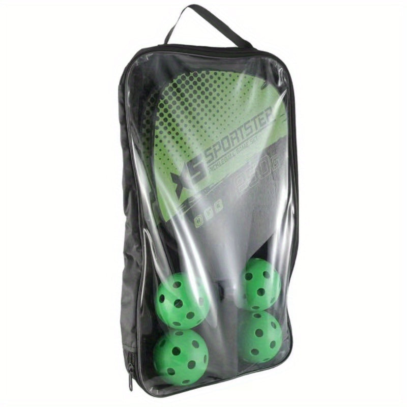 Pickleball Fun Pack with 2 Rackets, 4 Balls & More