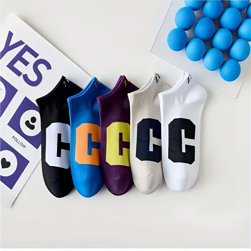 Men's Soft Low Cut Ankle Socks, 1 Pair or 5 Pairs