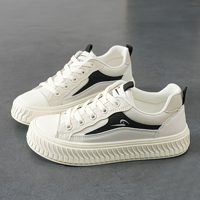 Skate Shoes Platform Lace up Walking Shoes Comfort Casual Sneakers