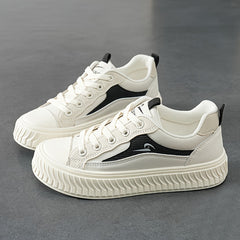 Skate Shoes Platform Lace up Walking Shoes Comfort Casual Sneakers