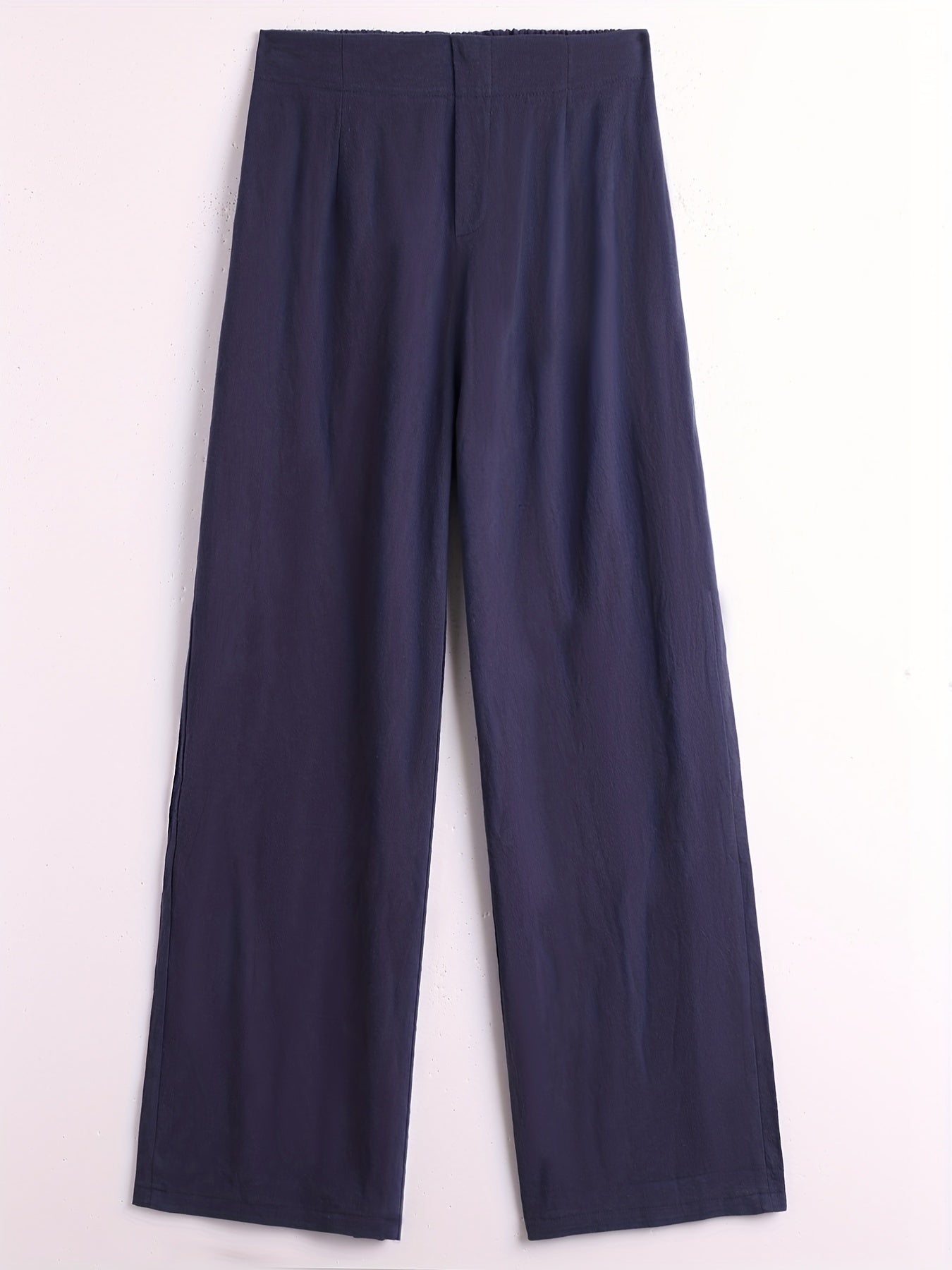 Wide Leg Elastic Waist Pants for Women