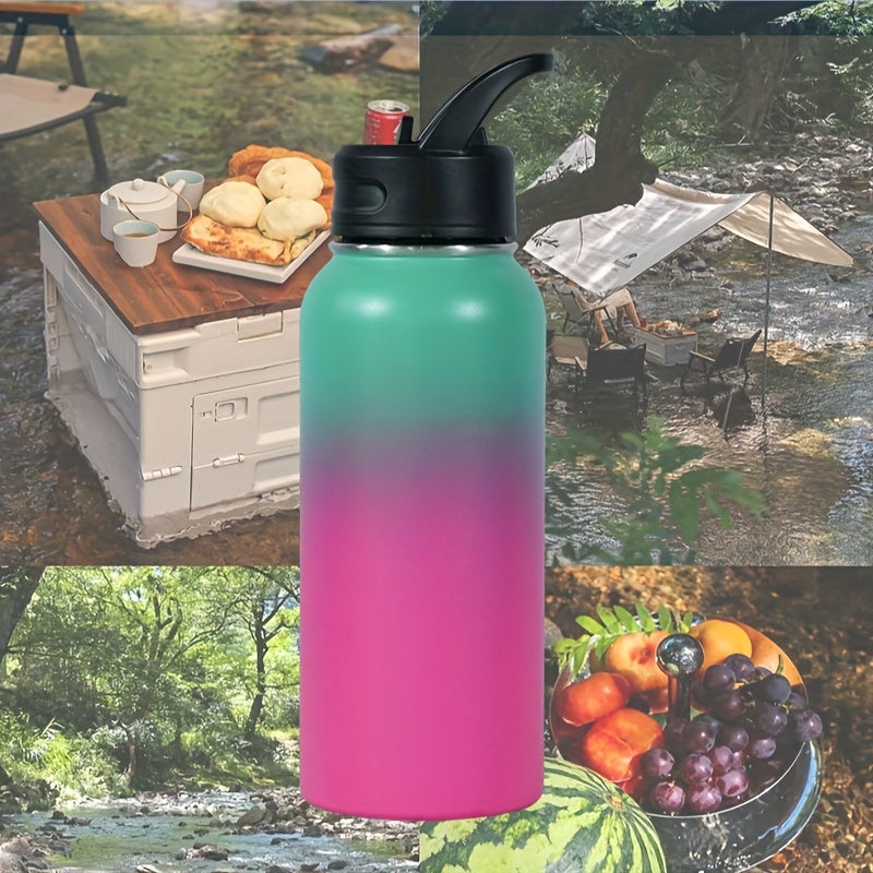 32oz 64oz 128oz Insulated Stainless Steel Sports Water Bottle