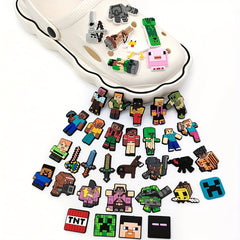 38pcs Anime Shoe Decoration Charms Shoe Buckles Shoe Accessories