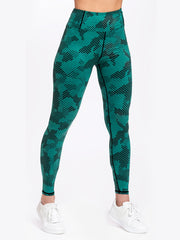 Graphic Print Butt Lifting Leggings High Waisted Gym Pants