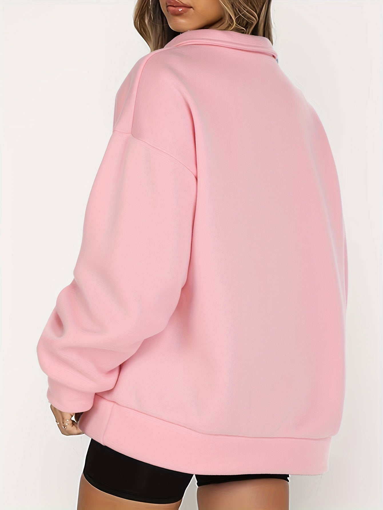 Casual Quarter Zip Sweatshirt for Women