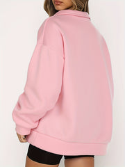 Casual Quarter Zip Sweatshirt for Women