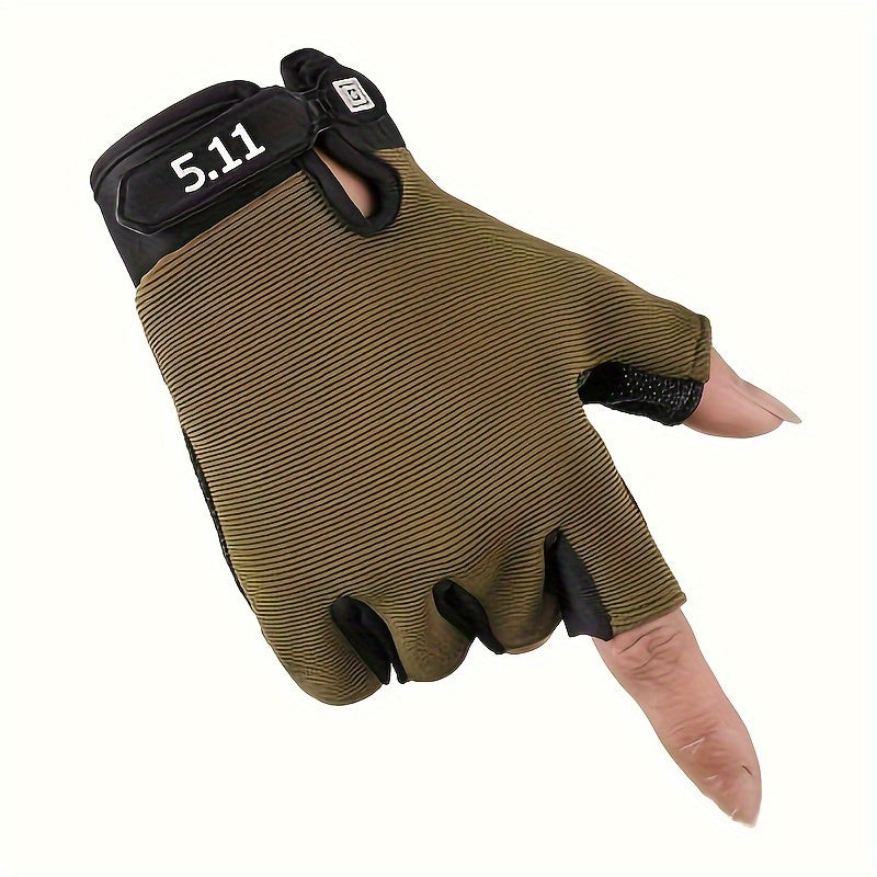 Half Finger Gloves Cycling Fitness Mountaineering Gloves Non-slip Wear-resistant