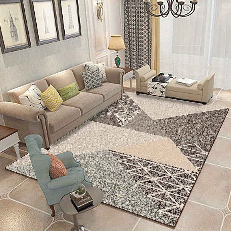 Modern Crystal Velvet Large Area Rug Soft and Comfortable