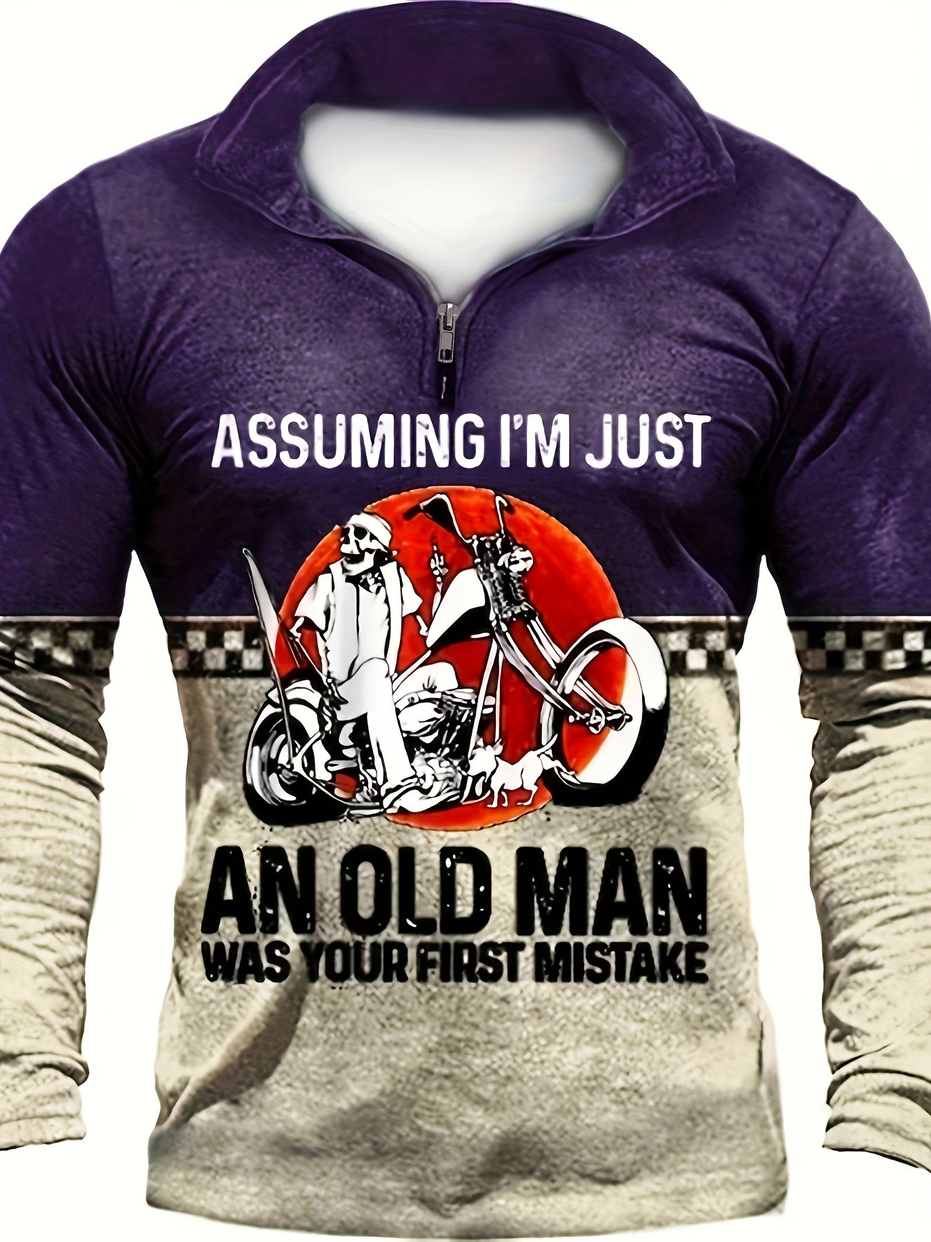 Pattern Men's Casual Comfy Long Sleeve Shirt for Autumn