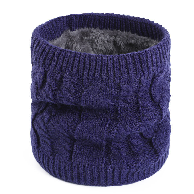 Men's Solid Neck Cover Warm Winter