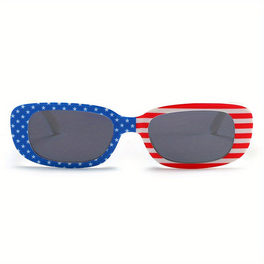 Flag Patterned Driving Glasses Sun Protection Fishing Sunglasses