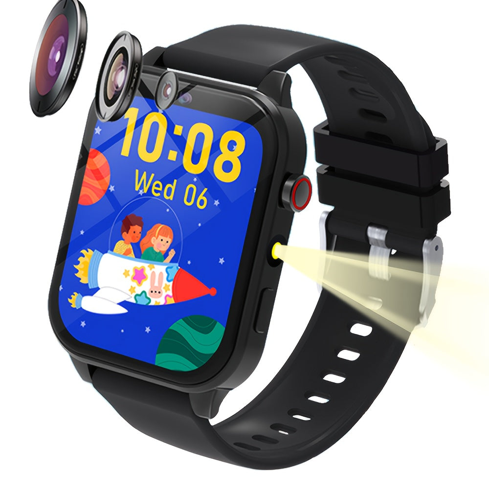 Greenport Smart Watch for Kids 18 Games Touchscreen USB Camera Music Video