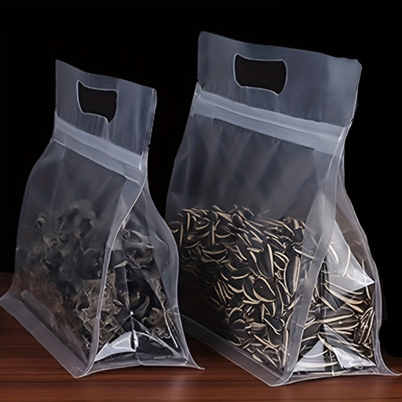 10PCS Clear Self Sealing Bag Food Snack Storage Moisture Proof Packing Bag
